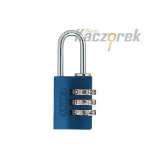 Kłódka Abus 471 - 724/20 - kłódka pałąkowa aluminiowa powlekana niebieska - blister